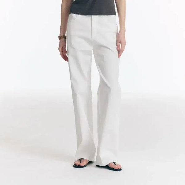 [BUNJANG] Gray Room Jude Denim Pants White XS / 그레이룸 쥬드 데님 팬츠 화이트 xs