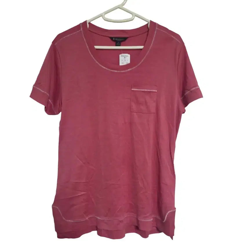 [BUNJANG] Brooks Brothers Wine Pocket Cotton T-Shirt (S) / (새상품) 브룩스브라더스 와인 포켓 코튼 티셔츠 (S)