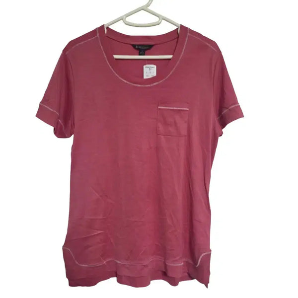 [BUNJANG] Brooks Brothers Wine Pocket Cotton T-Shirt (S) / (새상품) 브룩스브라더스 와인 포켓 코튼 티셔츠 (S)