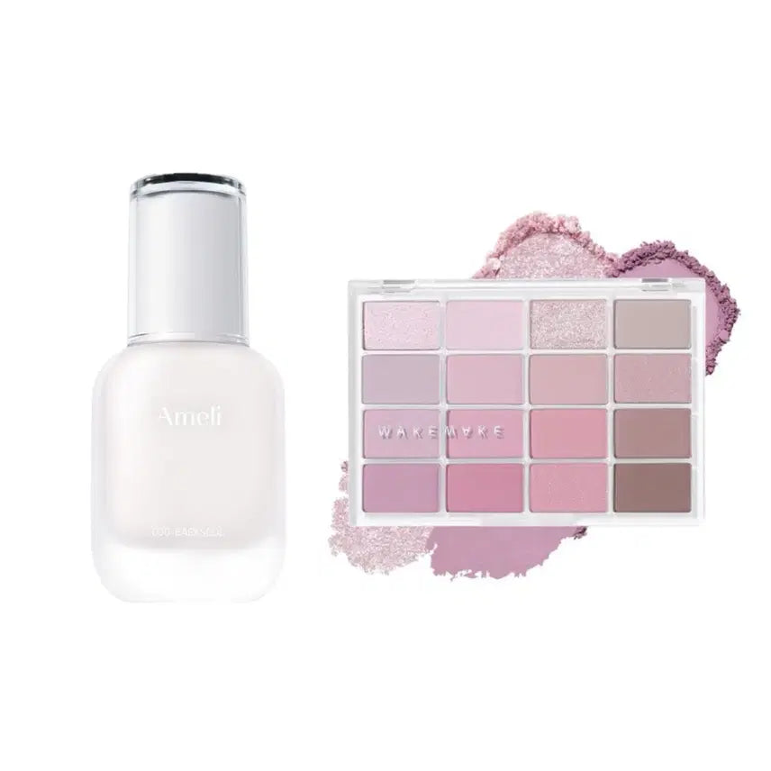[BUNJANG] Ameli Snow White Foundation + WakeMake Lavender Blurring / 아멜리 백설 파운데이션 + 웨이크메이크 라벤더블러링