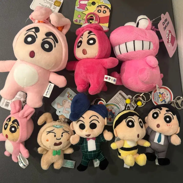 [BUNJANG] Crayon Shin-chan Shin-chan Keychain & Plush Collection Bundle / 짱구는못말려) 짱구 키링모음 일괄 키링,인형,캐릭터