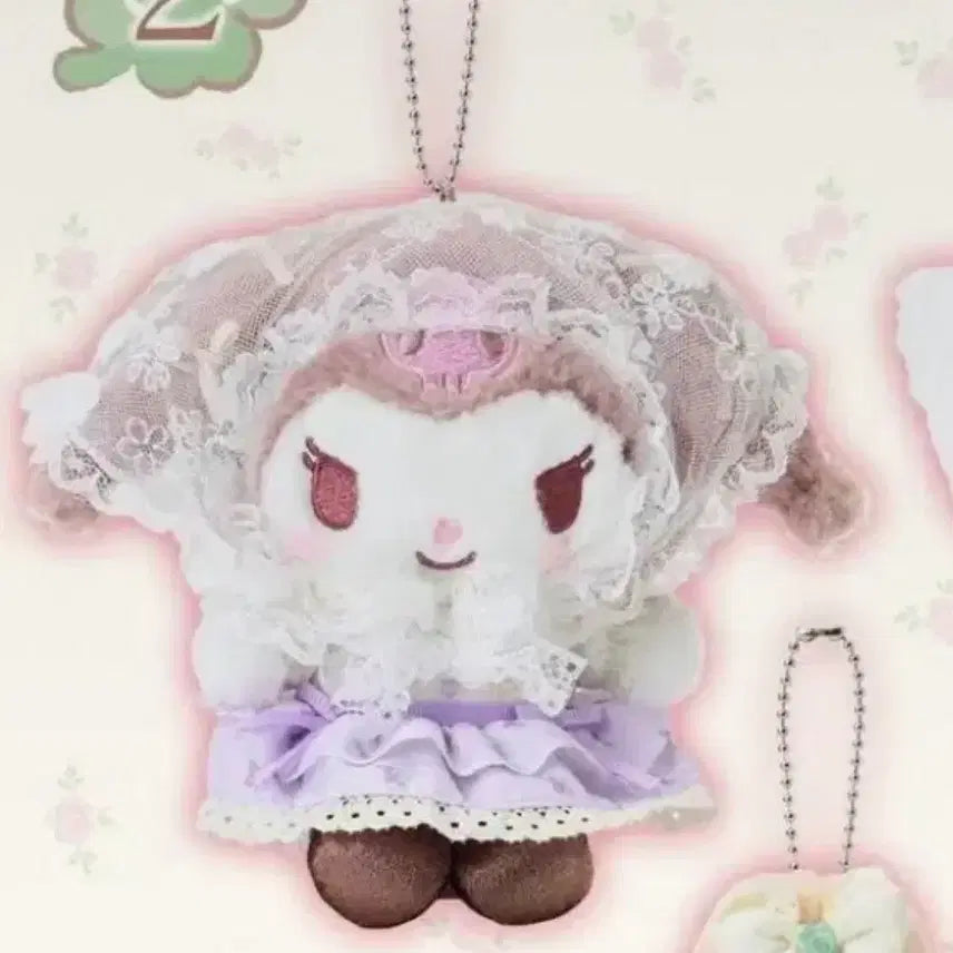[BUNJANG] Sanrio Kuromi Forest Doll Keychain / 산리오 쿠로미 포레스트 인형키링