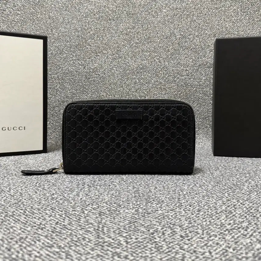 [BUNJANG] Gucci GG Micro Guccissima Zip Around Wallet / 구찌 GG 마이크로시마 지퍼 장지갑 지퍼돌이