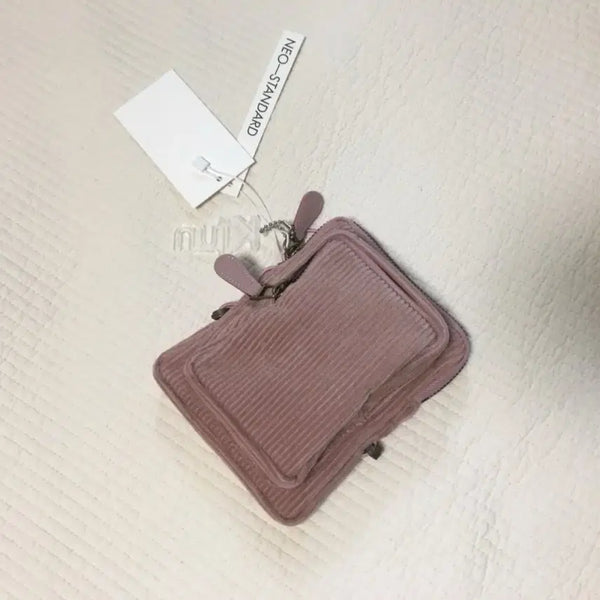 [BUNJANG] Mini Bag Corduroy Pink / 쿨거 5 기준 미니백 코듀로이 핑크