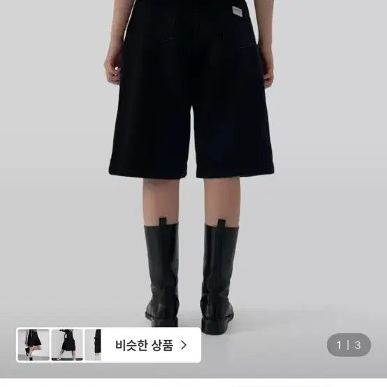 [BUNJANG] Autumn Half Black Denim Bermuda Shorts L / 어텀 하프블랙진 버뮤다팬츠 L