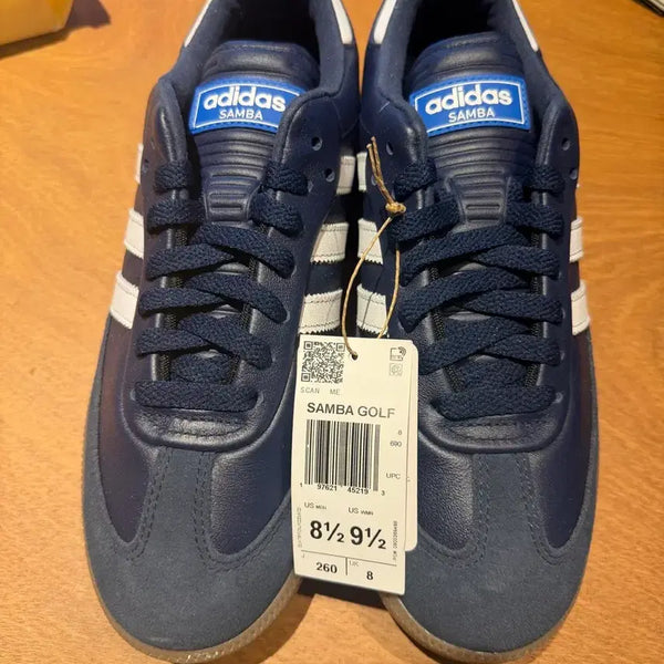 [BUNJANG] Adidas Samba Golf Shoes Navy 260 / 아디다스 삼바 골프 네이비 260