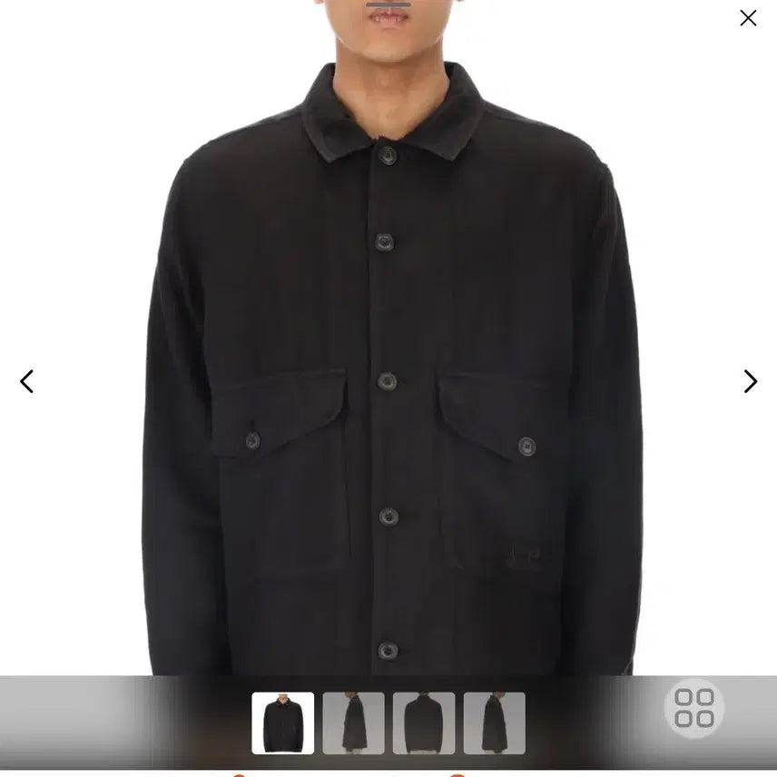 [BUNJANG] CP Company Broken Cotton Linen Overshirt XL / cp컴퍼니 브로큰 코튼린넨 오버셔츠 XL