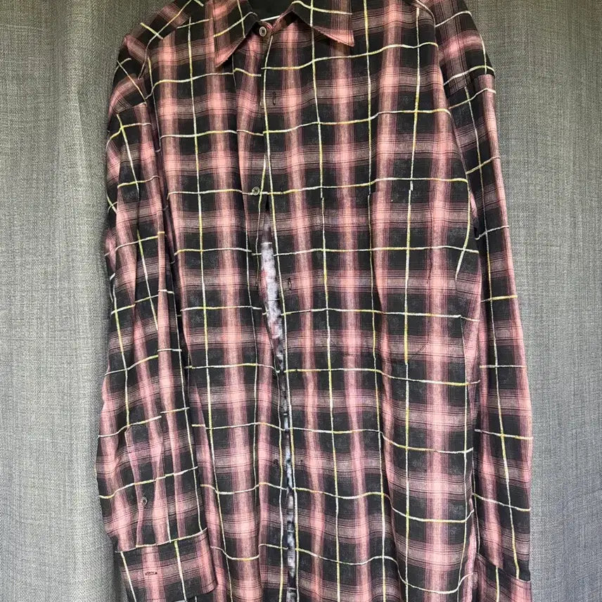 [BUNJANG] Meem the Wardrobe Checkered Shirt Size 2 / 밈더워드로브 체크셔츠 2사이즈 판매