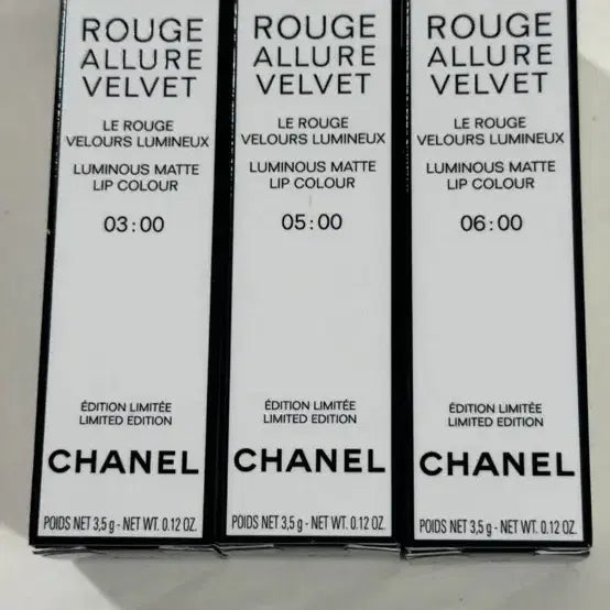 [BUNJANG] Chanel Rouge Allure Velvet Lipstick Blanc Limited Edition / 샤넬 루쥬알뤼르 벨벳 립스틱 뉘블랑쉬 한정판 립스틱 0시 3시 5시 6시 새상품