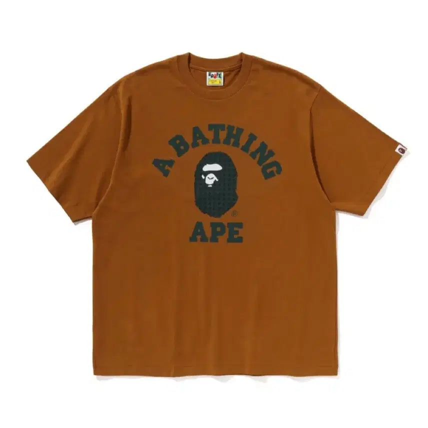 [BUNJANG] BAPE Brown Relaxed Fit T-Shirt / [M] 베이프 브라운 반팔 릴렉스핏