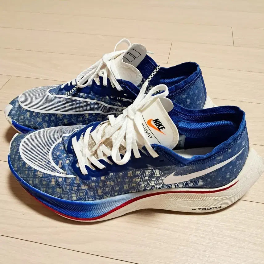 [BUNJANG] Nike Vaporfly BRRS Game Royal White Running Shoes (Men's US 8/260) / 나이키 베이퍼플라이 블루리본 BRS 게임 로얄 화이트