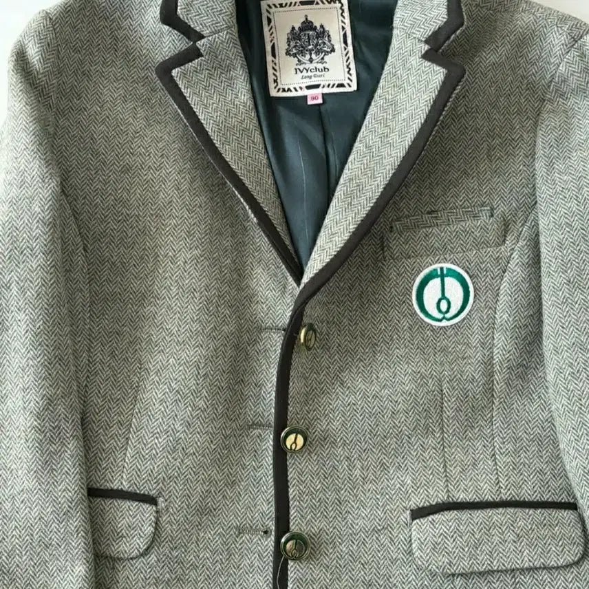 [BUNJANG] School Uniform Check Jacket Set / 교복 체크 자켓 90