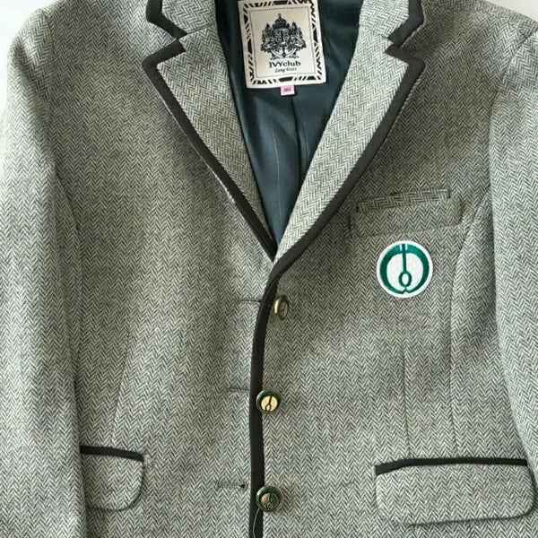 [BUNJANG] School Uniform Check Jacket Set / 교복 체크 자켓 90