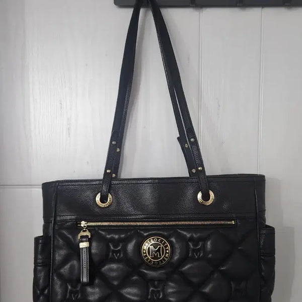[BUNJANG] Metrociti Quilting Tote Bag Black / 메트로시티 퀼팅 토트백 블랙-정품