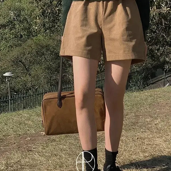 [BUNJANG] Pureda Corduroy Banding Shorts / 퓨어다 코듀로이 밴딩 반바지
