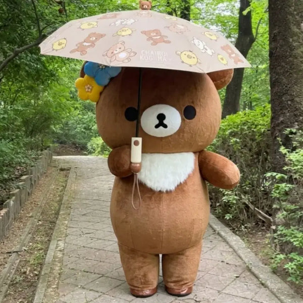 [BUNJANG] Rilakkuma 3-Section Automatic Umbrella / [26신상] 리락쿠마 3단 자동 양우산 팝니다^^ [정품]