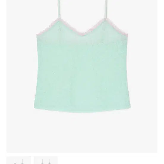 [BUNJANG] Mabling Marbling Mint Camisole / 마블링 mabling 민트 나시