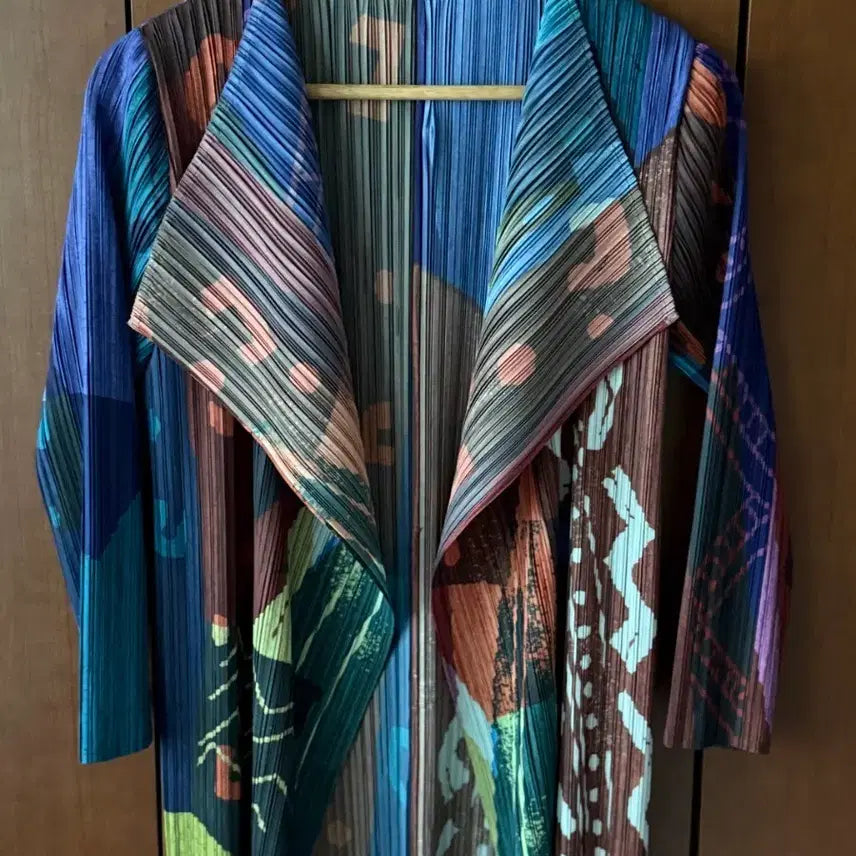 [BUNJANG] Pleated Long Cardigan / 플리츠 롱 가디건
