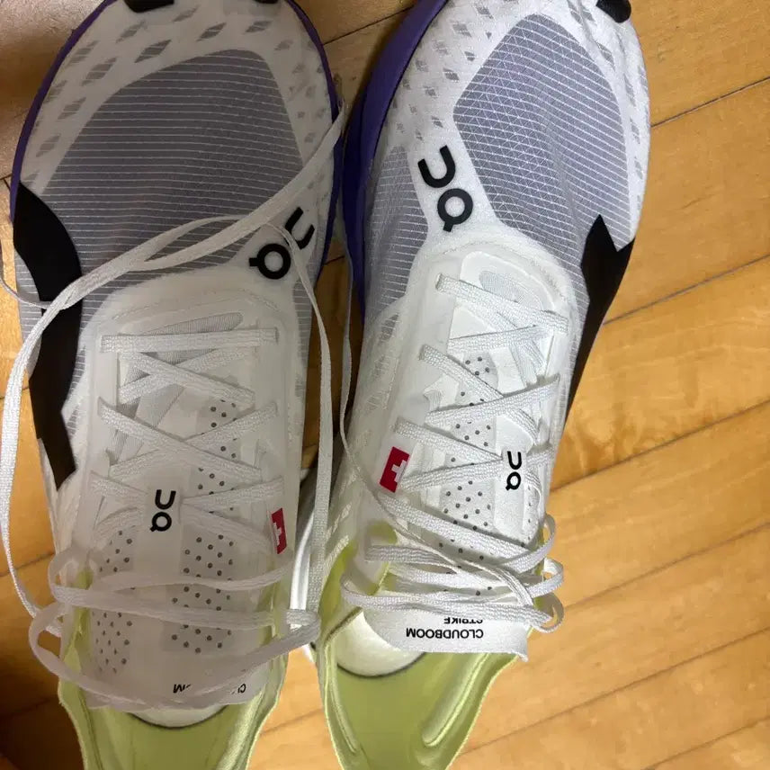 [BUNJANG] On Running Cloudboom Strike 275 Juniper/Limelight Running Shoes / 온러닝 클라우드붐 스트라이크 275 주니퍼/라임라이트