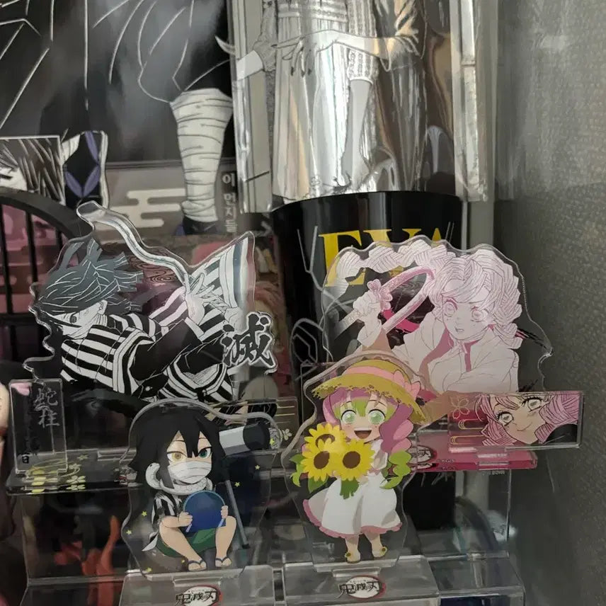 [BUNJANG] Demon Slayer: Kimetsu no Yaiba 2021 Summer Vacation Diorama Acrylic Standee - Obanai Iguro & Mitsuri Kanroji / 귀멸의 칼날 2021 디오라마 여름방학 아크릴 스탠드 오바미츠 이구로 미츠리