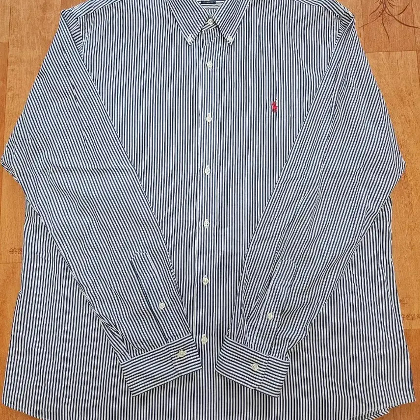 [BUNJANG] Polo Ralph Lauren Striped Button-Down Shirt XXL / 폴로 랄프로렌 스트라이프 버튼다운 셔츠 XXL