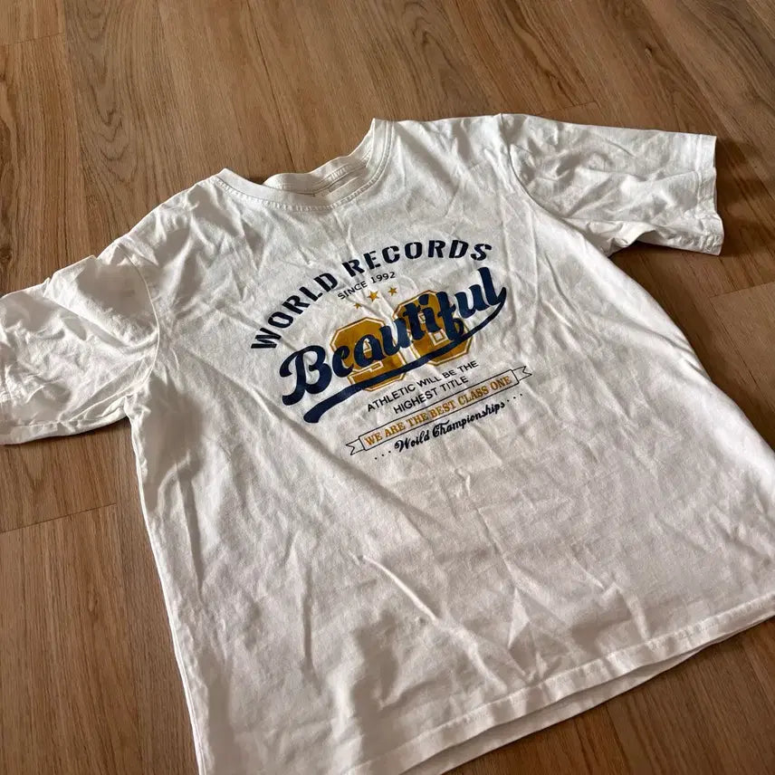 [BUNJANG] Graphic T-Shirt - White / 화이트 반팔 티셔츠