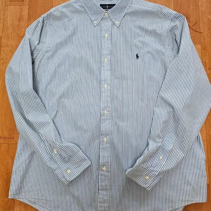 [BUNJANG] Polo Ralph Lauren Striped Button-Down Shirt XXL / 폴로 랄프로렌 스트라이프 셔츠 XXL