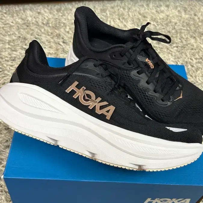 [BUNJANG] Hoka Bondi 9 Black Running Shoes / 새상품 호카 본디 9 블랙 운동화