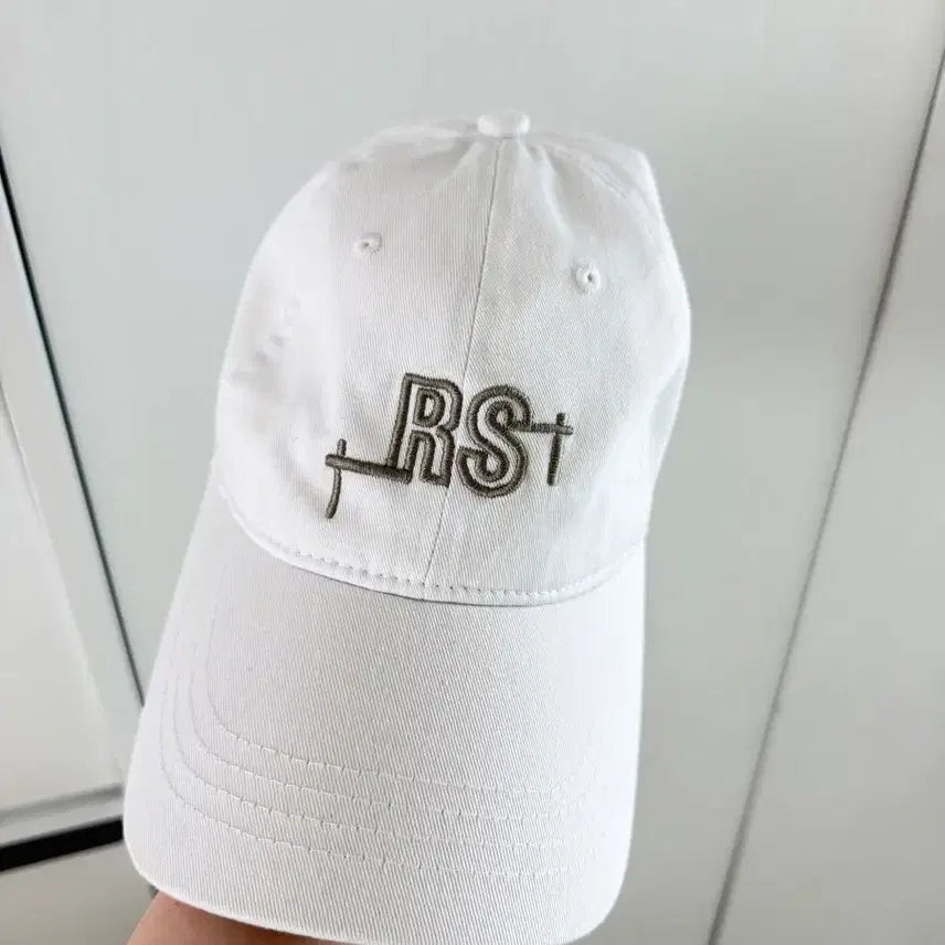 [BUNJANG] Raf Simons RST Ball Cap White / 미사용 라프시몬스 RST 볼캡 화이트