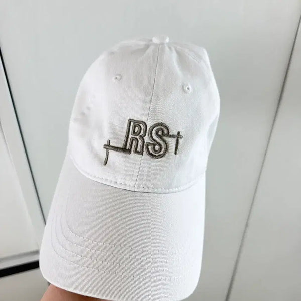 [BUNJANG] Raf Simons RST Ball Cap White / 미사용 라프시몬스 RST 볼캡 화이트