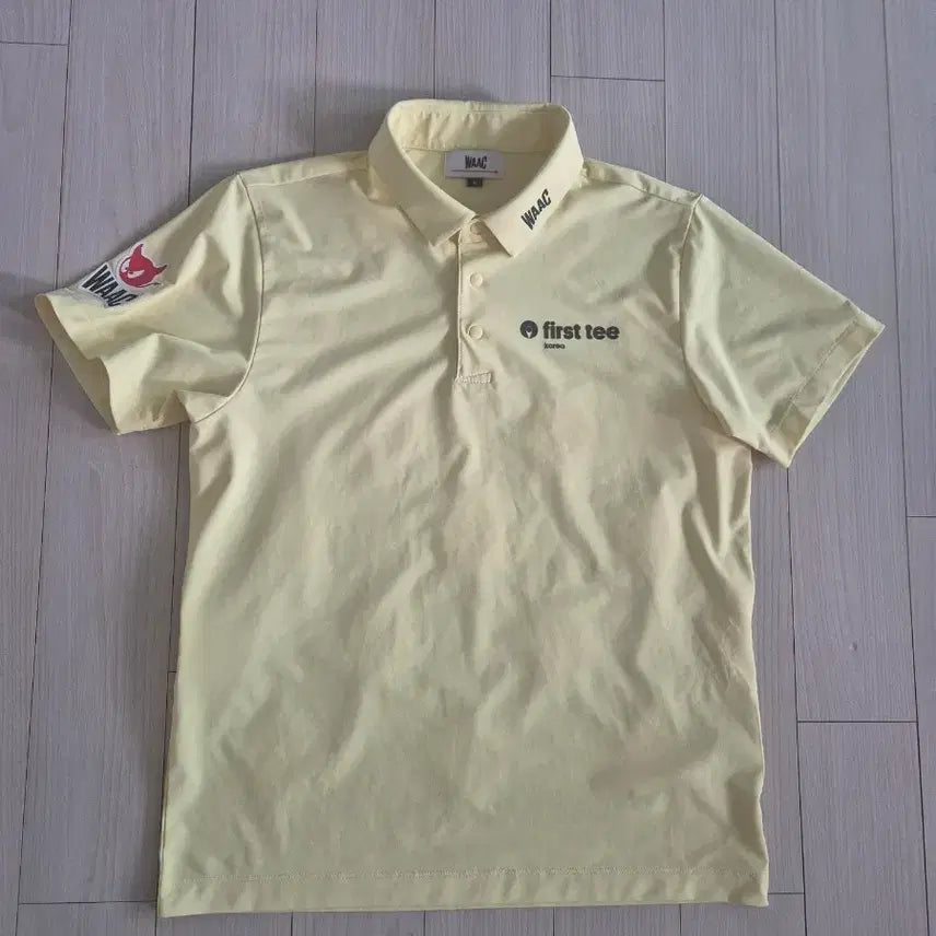 [BUNJANG] WAAC Collar Golf T-Shirt (Size M / 90) / WAAC 카라골프티(90)
