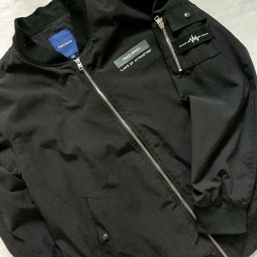 [BUNJANG] Black Bomber Jacket / 검정색 봄버 자켓