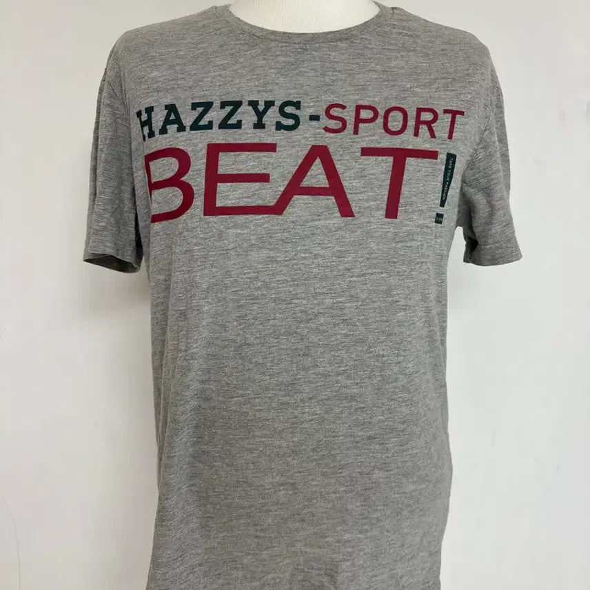 [BUNJANG] Hazzys Sport Grey T-Shirt / 헤지스 스포츠 반팔티 그레이