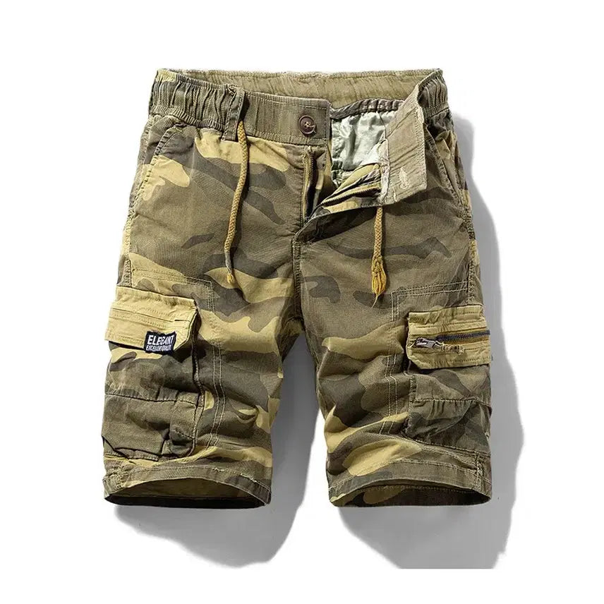 [BUNJANG] Military Cargo Vacation Tactical Work Pants Shorts / 아웃도어 건빵 밀리터리 카고 휴가 반바지 전술 작업복 바지
