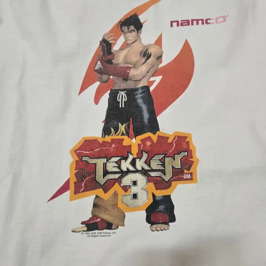 [BUNJANG] 90s Tekken 3 Jin Kazama T-Shirt / 90s 철권3 티셔츠