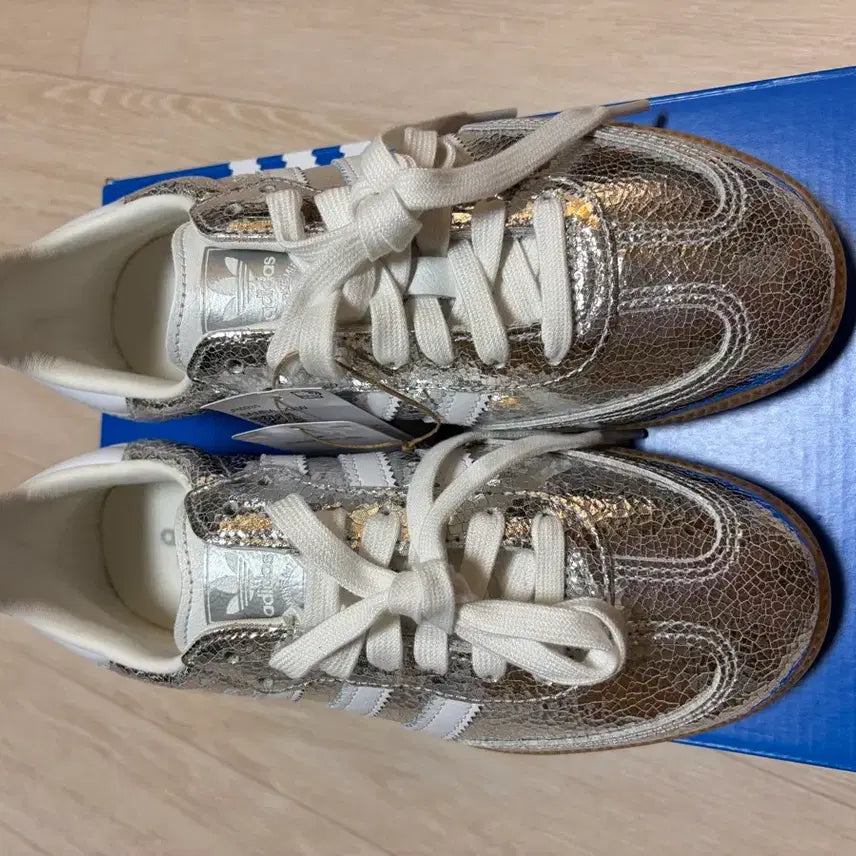[BUNJANG] Adidas Samba OG W Silver (230mm) / [새상품] 아디다스 삼바 OG W 실버 230