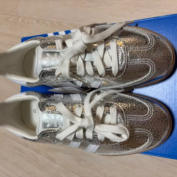[BUNJANG] Adidas Samba OG W Silver (230mm) / [새상품] 아디다스 삼바 OG W 실버 230