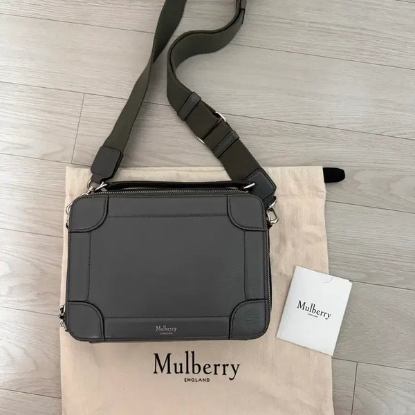 [BUNJANG] Mulberry Belgravia Crossbody Messenger Bag Charcoal / 멀버리 mulberry 벨그레이브 크로스바디 메신저백 차콜색상