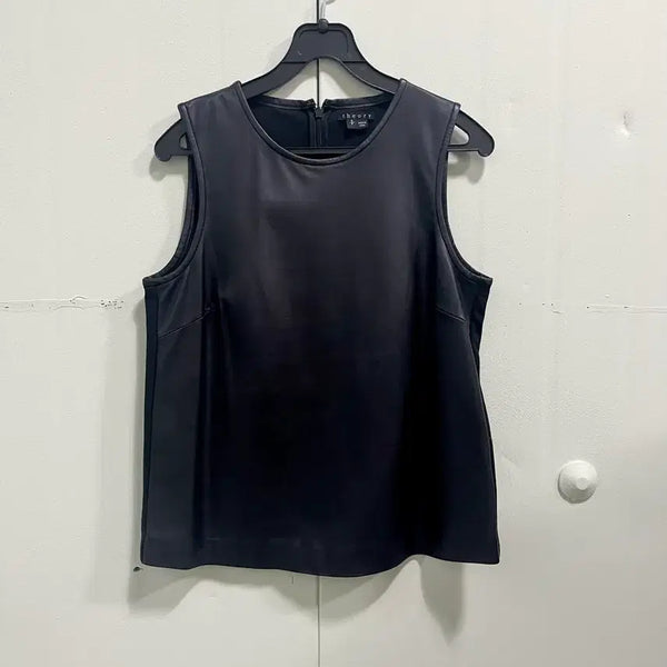 [BUNJANG] Theory Lambskin Leather Vest / theory 띠어리 양가죽 베스트 조끼 s