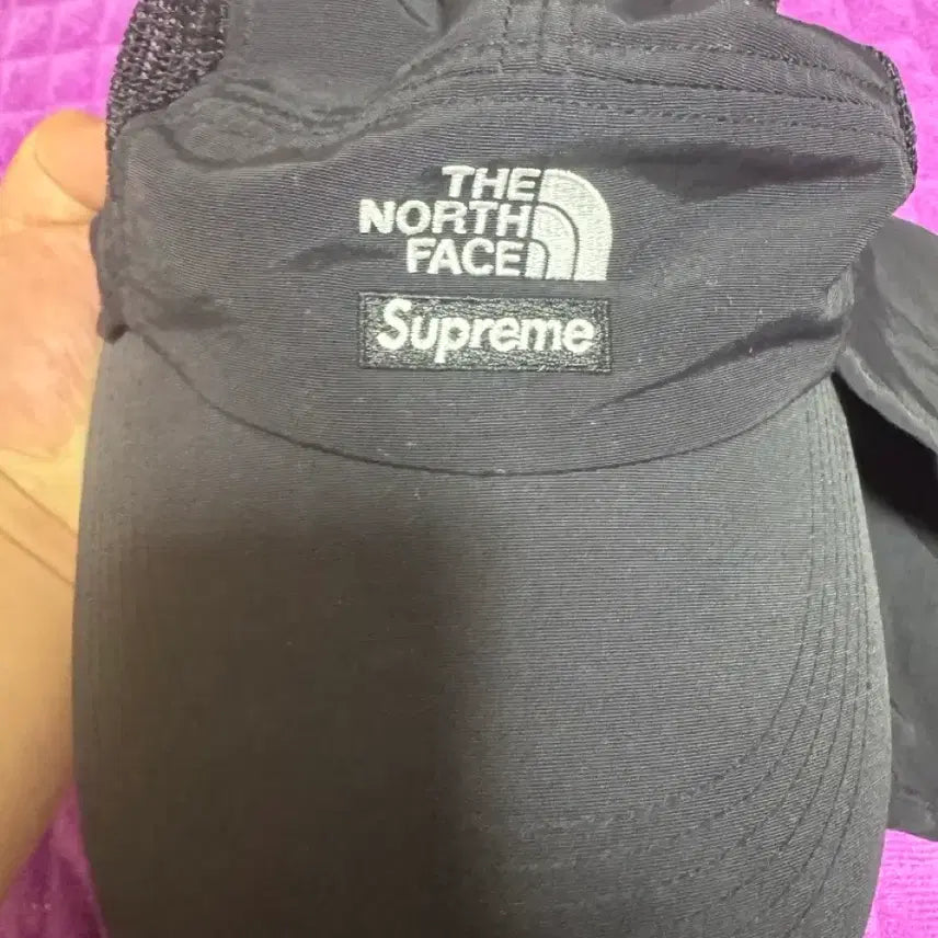 [BUNJANG] Supreme x The North Face Sunshield Camp Cap Black 20SS / 슈프림 노스페이스 선쉴드 캠프캡 블랙 20SS