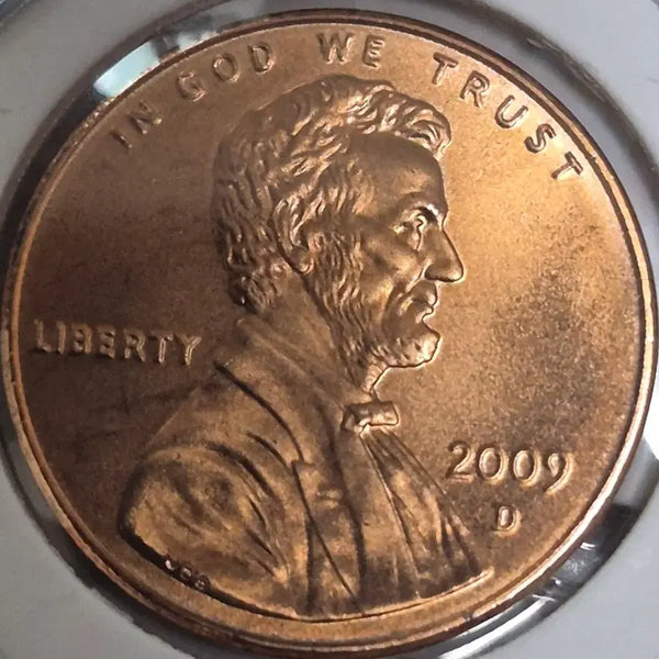 [BUNJANG] 2009 Lincoln Cent Copper Penny (Uncirculated) / 2009년 D링컨 센트 구리페니3,1그램  (완전미사용)