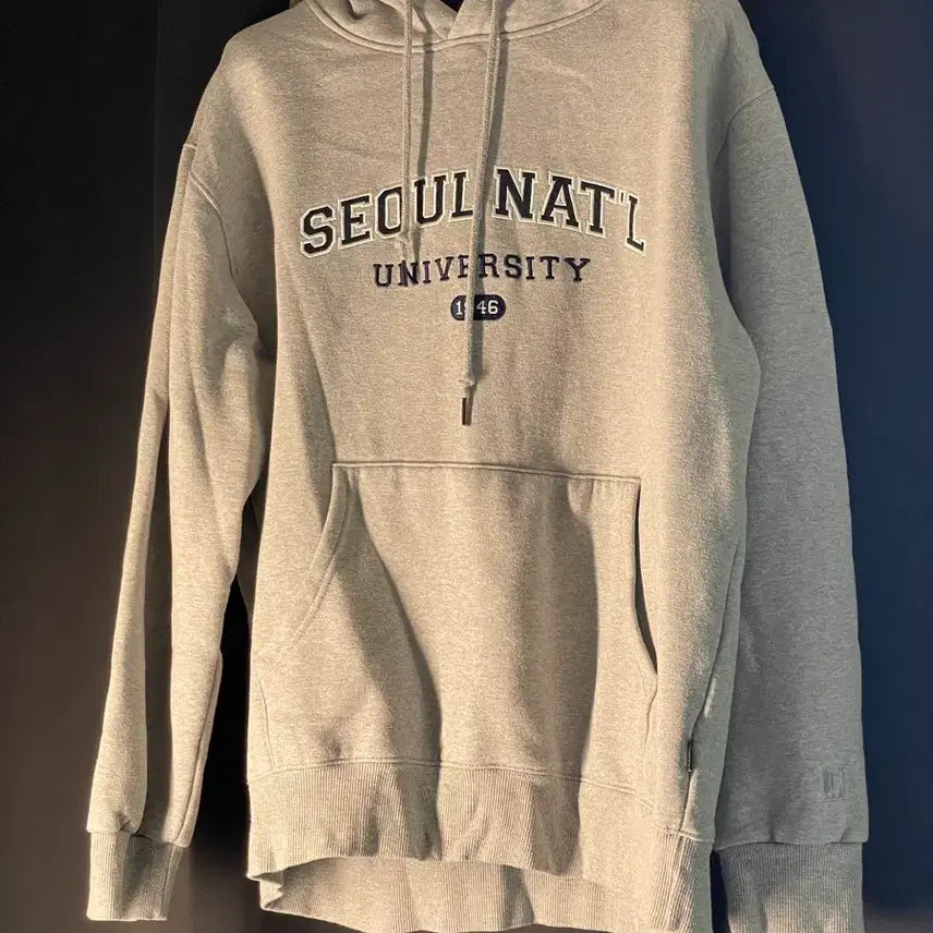 [BUNJANG] Seoul National University Hoodie Gray L / 서울대학교 후드티 그레이