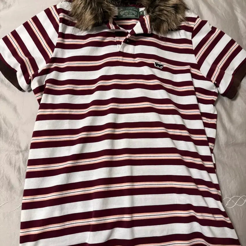 [BUNJANG] Denim Tears Panther Faux Fur Collar Polo Shirt M / [M] 데님티어스 팬서 퍼 카라 폴로티