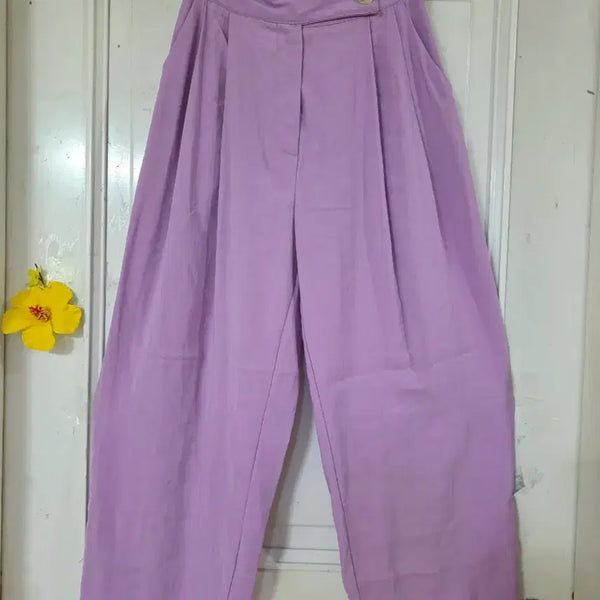 [BUNJANG] Wide Banding Pants / 봄 여름  디자인이쁜 고급스런  요즘유행하는  와이드 밴딩 통바지