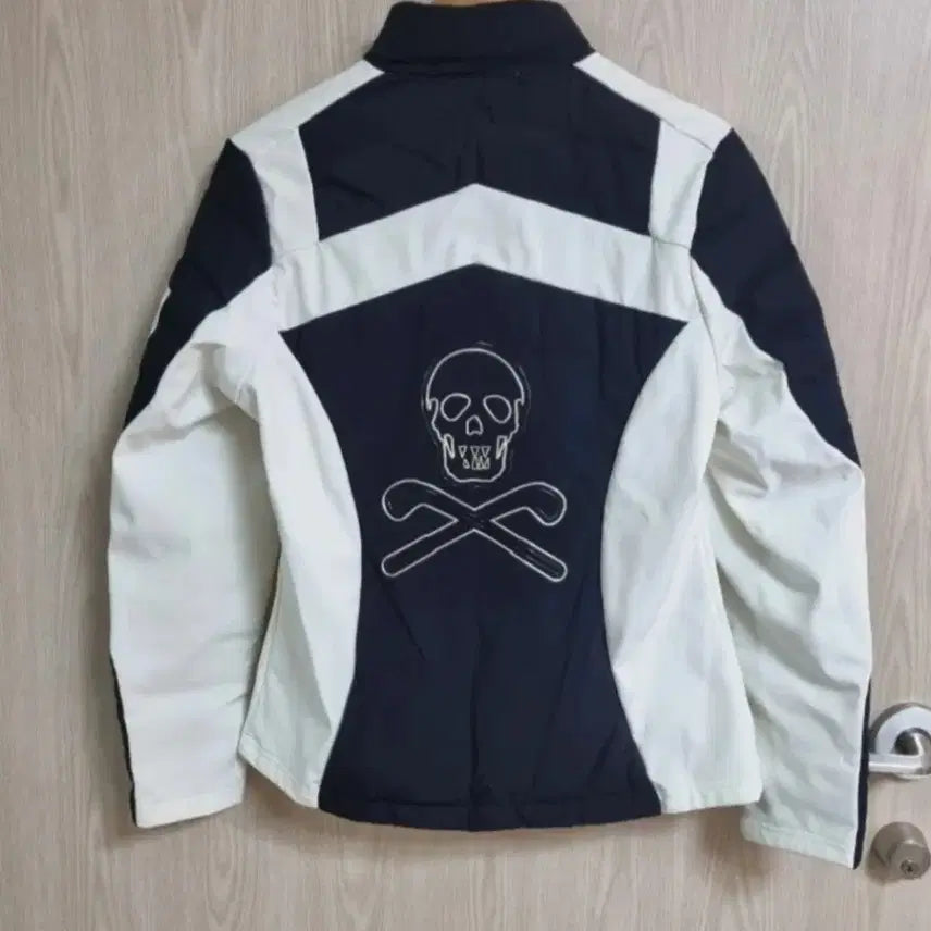 [BUNJANG] Mark &ロナ Golf Padded Jacket Navy White Women's / 마크앤로나 골프 패딩 자켓 네이비화이트 여성용