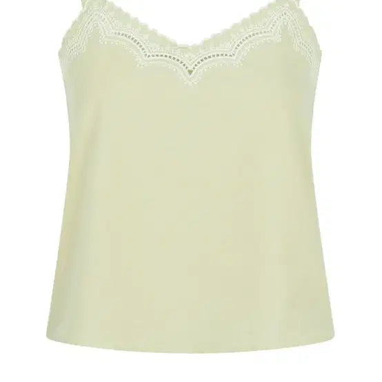 [BUNJANG] Fade It Jade Punching V-Neck Sleeveless BL Lime / 페일제이드 Punching V-Neck Sleeveless BL 라임색