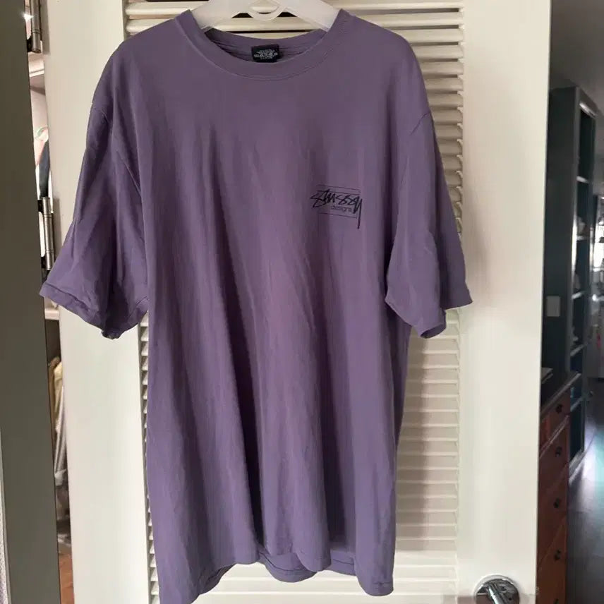 [BUNJANG] Stussy Short Sleeve T-Shirt Purple / 스투시 반팔 퍼플