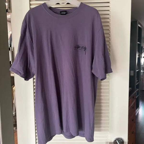 [BUNJANG] Stussy Short Sleeve T-Shirt Purple / 스투시 반팔 퍼플