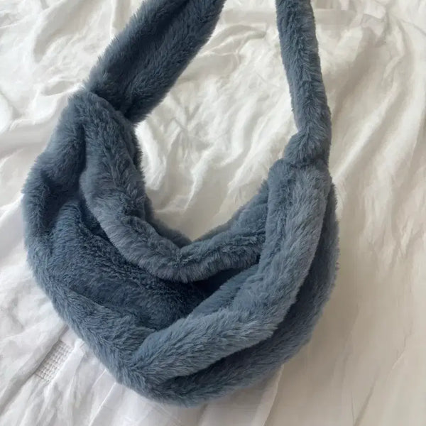 [BUNJANG] Fur Crossbody Bag / 털 크로스백 가방