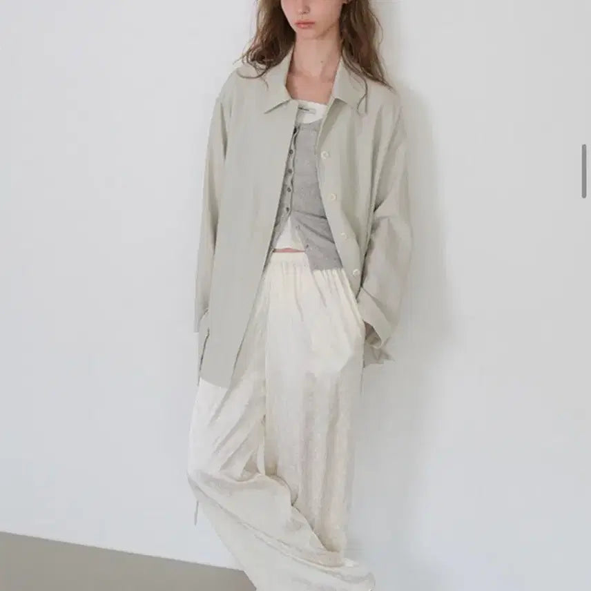 [BUNJANG] FABBRIAN Satin Floral Wide Pants / 프레부아 새틴 플로럴 와이드 팬츠 글로니 zara 샵페어리